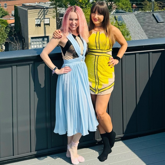 Three Floor Lace & Gauze Bodycon - Picture 10 of 10